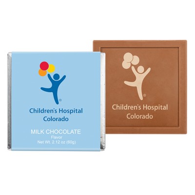 Etched Milk Chocolate Bar with Full color Band